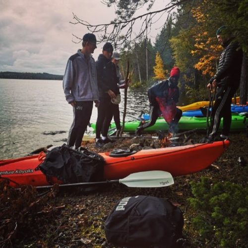 Paddling vid Andersön