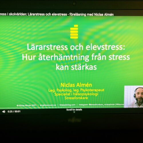 Föreläsning om återhämtning