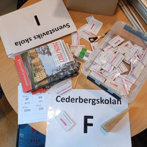 Öppet hus är över